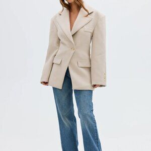 Bubish Sasika Clinched Blazer in Dove Grey